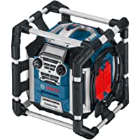 Bosch Professional GML Radio para la construcción- USB- Entrada Auxiliar- Cargador de batería Integrado- 50 W- 18 V…